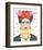 Homage to Frida Bright-Farida Zaman-Framed Art Print