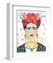 Homage to Frida Bright-Farida Zaman-Framed Art Print