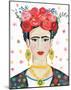 Homage to Frida Bright-Farida Zaman-Mounted Art Print
