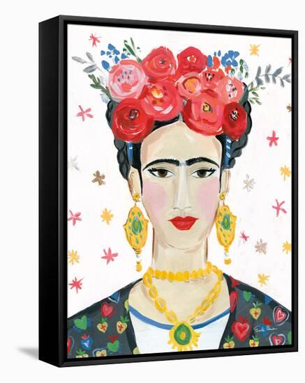 Homage to Frida Bright-Farida Zaman-Framed Stretched Canvas