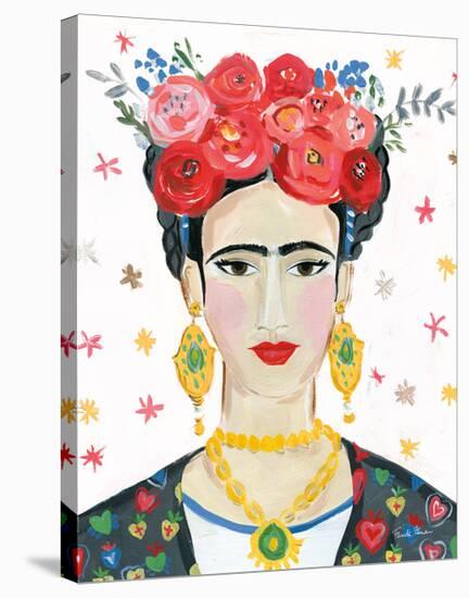 Homage to Frida Bright-Farida Zaman-Stretched Canvas