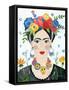 Homage to Frida II Bright-Farida Zaman-Framed Stretched Canvas