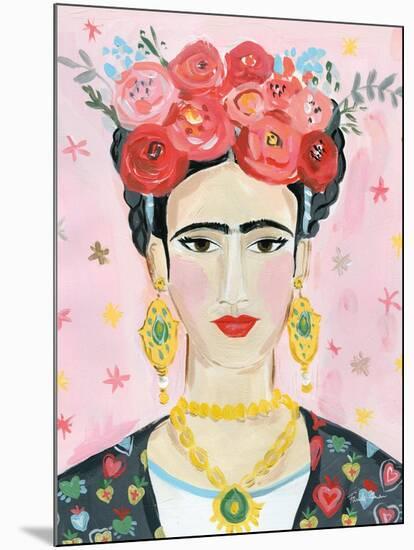 Homage to Frida-null-Mounted Art Print