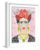 Homage to Frida-null-Framed Art Print