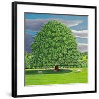 Homage to Horse Chestnut Tree, 2012-Liz Wright-Framed Giclee Print