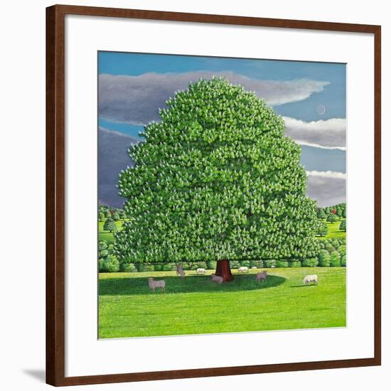 Homage to Horse Chestnut Tree, 2012-Liz Wright-Framed Giclee Print