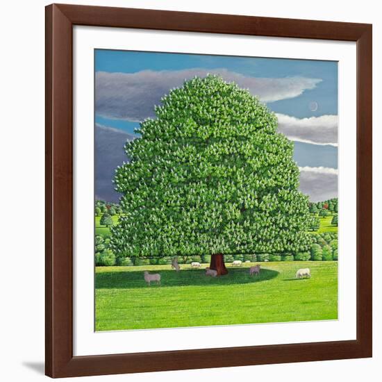 Homage to Horse Chestnut Tree, 2012-Liz Wright-Framed Giclee Print