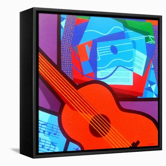 Homage to Juan Gris-John Nolan-Framed Stretched Canvas