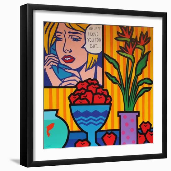 Homage to Lichtenstein and Wesselman-John Nolan-Framed Premium Giclee Print