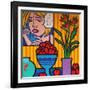 Homage to Lichtenstein and Wesselman-John Nolan-Framed Giclee Print