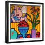 Homage to Lichtenstein and Wesselman-John Nolan-Framed Giclee Print