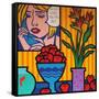 Homage to Lichtenstein and Wesselman-John Nolan-Framed Stretched Canvas