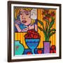 Homage to Lichtenstein and Wesselman-John Nolan-Framed Giclee Print