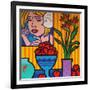 Homage to Lichtenstein and Wesselman-John Nolan-Framed Giclee Print