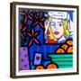 Homage to Lichtenstein-John Nolan-Framed Giclee Print