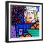 Homage to Lichtenstein-John Nolan-Framed Giclee Print