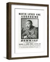 Homage to Martin Luther King, 1968-null-Framed Giclee Print