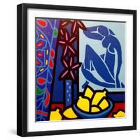 Homage to Matisse 1-John Nolan-Framed Giclee Print