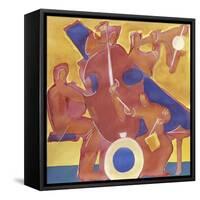 Homage to Mingus-Gil Mayers-Framed Stretched Canvas