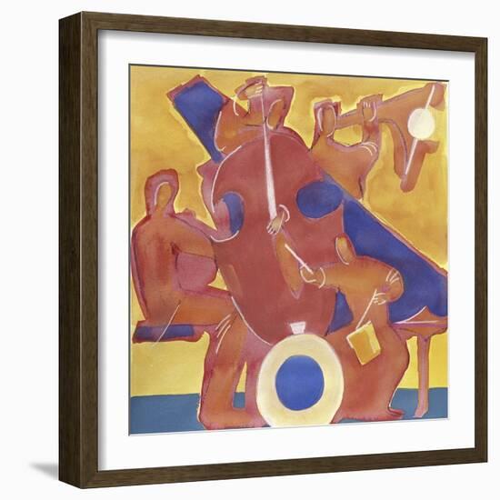 Homage to Mingus-Gil Mayers-Framed Giclee Print