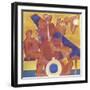 Homage to Mingus-Gil Mayers-Framed Giclee Print