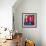 Homage to Modigliani 1-John Nolan-Framed Premium Giclee Print displayed on a wall