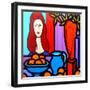 Homage to Modigliani 1-John Nolan-Framed Premium Giclee Print