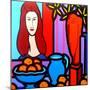 Homage to Modigliani 1-John Nolan-Mounted Premium Giclee Print