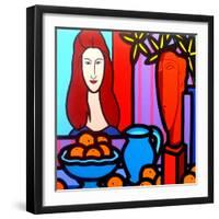 Homage to Modigliani 1-John Nolan-Framed Giclee Print