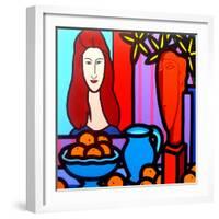 Homage to Modigliani 1-John Nolan-Framed Giclee Print