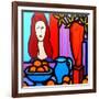 Homage to Modigliani 1-John Nolan-Framed Giclee Print