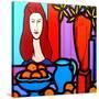 Homage to Modigliani 1-John Nolan-Stretched Canvas