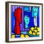 Homage to Modigliani 2-John Nolan-Framed Giclee Print