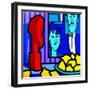 Homage to Modigliani 2-John Nolan-Framed Giclee Print