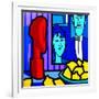 Homage to Modigliani 2-John Nolan-Framed Giclee Print