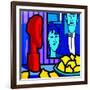 Homage to Modigliani 2-John Nolan-Framed Giclee Print