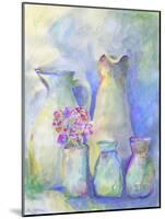 Homage To Morandi With Flowers-Lisa Katharina-Mounted Giclee Print