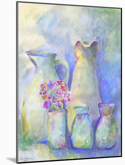 Homage To Morandi With Flowers-Lisa Katharina-Mounted Giclee Print