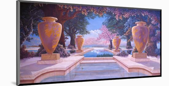 Homage to Parrish Greek Urns-Victor Valla-Mounted Art Print