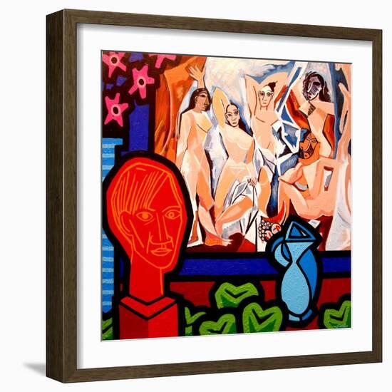 Homage to Picasso 1-John Nolan-Framed Giclee Print