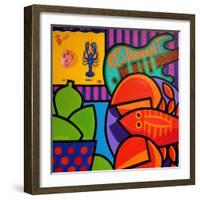 Homage to Rock Lobster-John Nolan-Framed Giclee Print