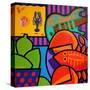 Homage to Rock Lobster-John Nolan-Stretched Canvas