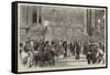 Homage to Stanley, Fete Given in Honour of the Explorer at the Bourse, Brussels-null-Framed Stretched Canvas