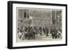 Homage to Stanley, Fete Given in Honour of the Explorer at the Bourse, Brussels-null-Framed Giclee Print