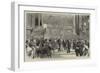Homage to Stanley, Fete Given in Honour of the Explorer at the Bourse, Brussels-null-Framed Giclee Print