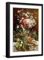 Homage to the Queen of Flowers, 1884-Charles Verlat-Framed Premium Giclee Print