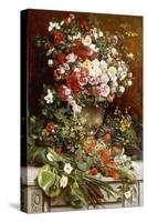 Homage to the Queen of Flowers, 1884-Charles Verlat-Stretched Canvas