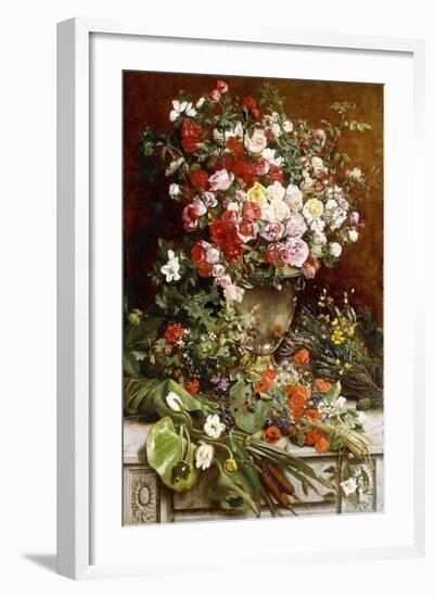 Homage to the Queen of Flowers, 1884-Charles Verlat-Framed Giclee Print