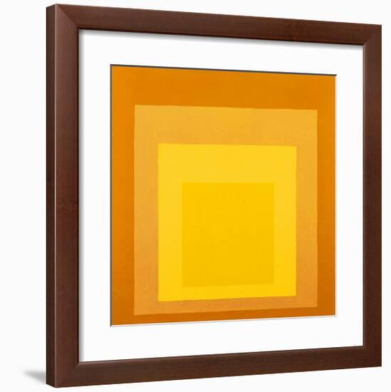 Homage To The Square-Josef Albers-Framed Art Print