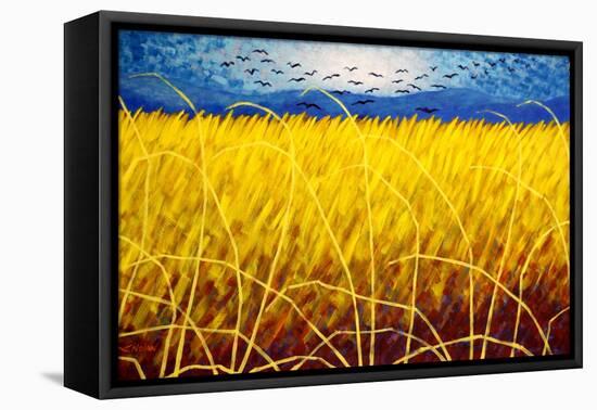 Homage to Van Gogh 1-John Nolan-Framed Stretched Canvas